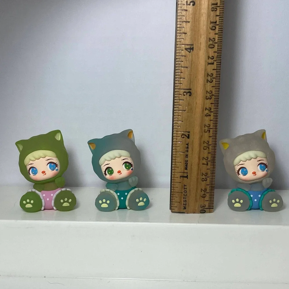 Liila Toys Lucky Cat Paipai Mini Bean Figures Lot of 5 Kitty Figures Blind Box